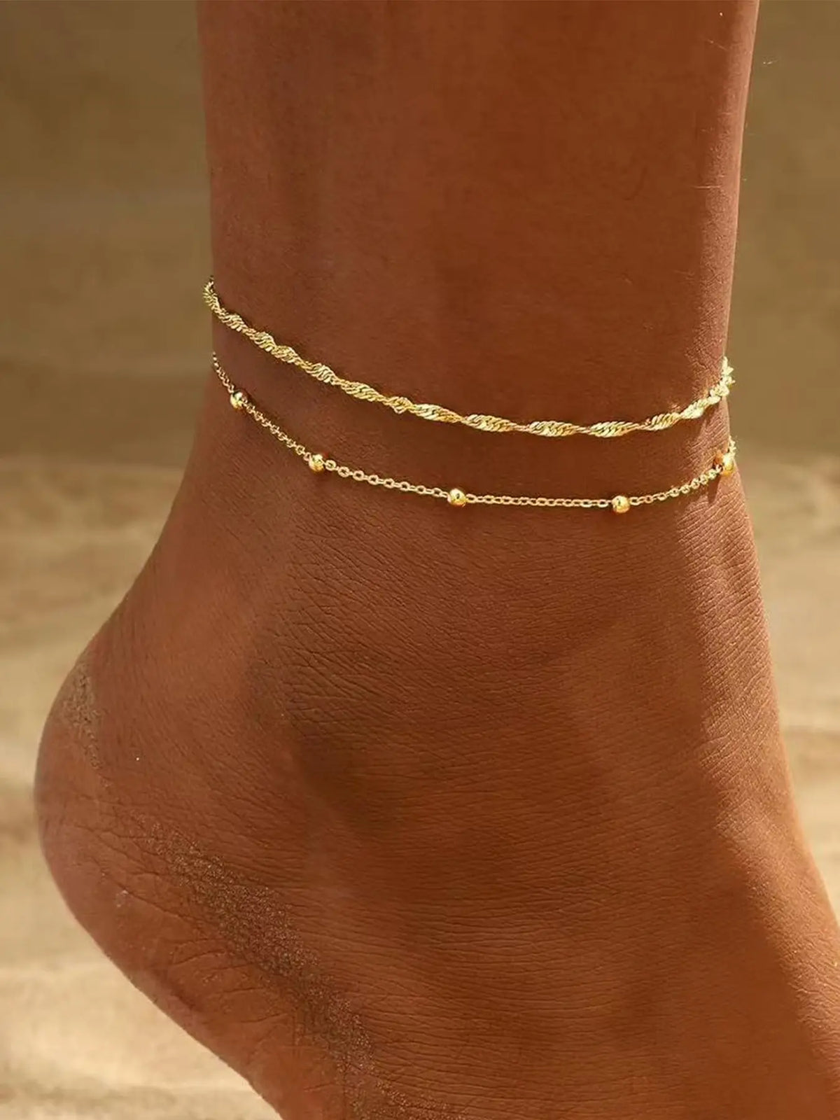 Riviera Layered Anklet