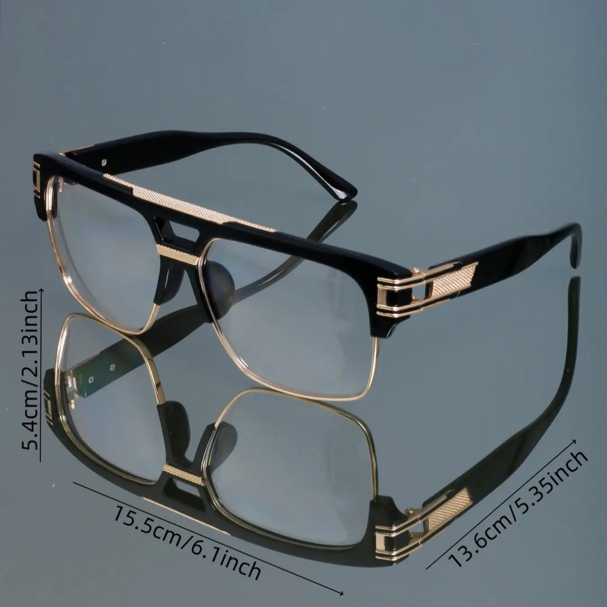 New Fashion Retro Square Frame Glasses, High Quality Versatile Trendy Casual Eyeglasses for Daily Wear, Trendy Vintage Eyewear for Men & Women, Stylish Square Frames, Fashionable Frames Glasses
