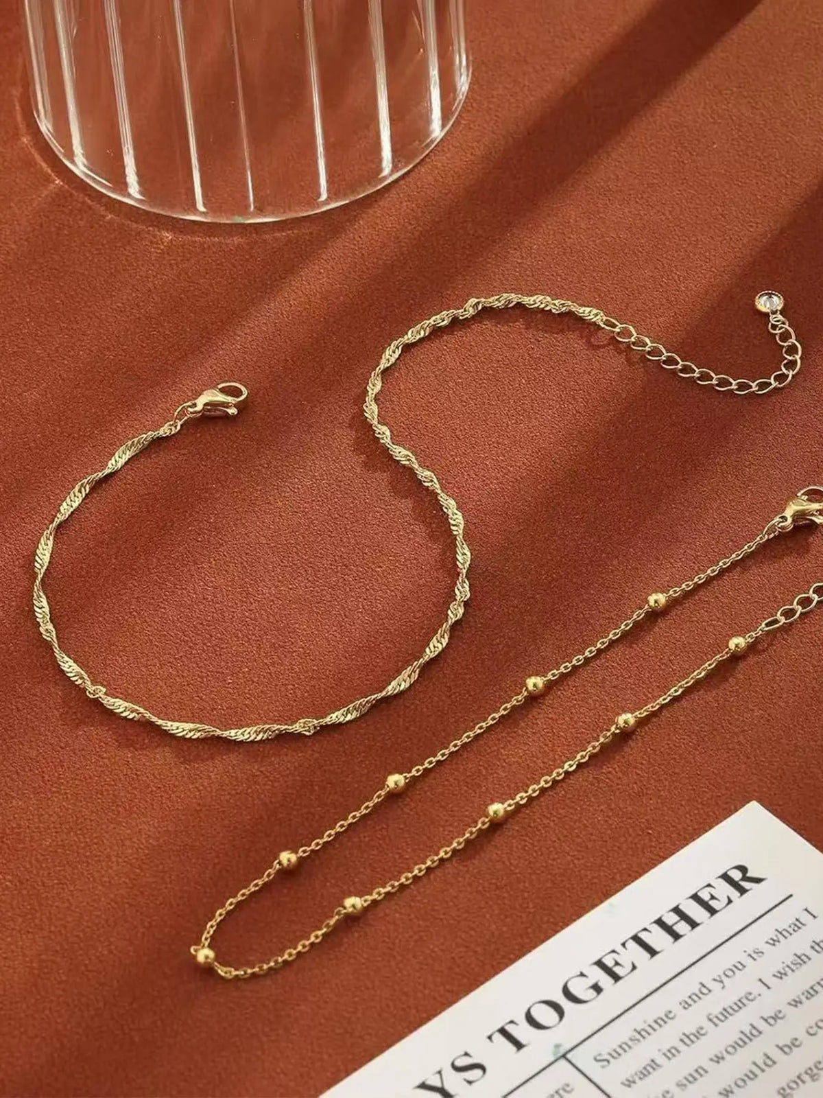 Riviera Layered Anklet